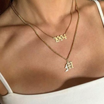Letterplate Necklace - Oneposh