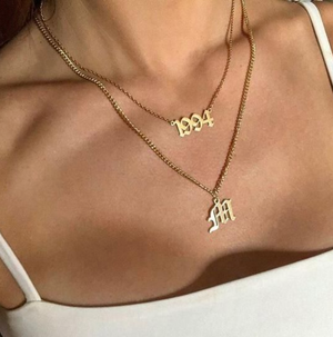 Letterplate Necklace - Oneposh
