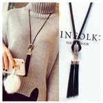 Female Tassel Pendant Necklace - Oneposh