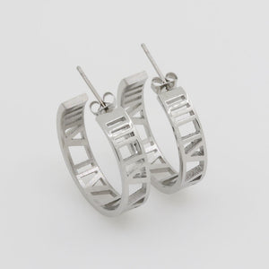 Ashley Stainless Steel Earrings - Oneposh