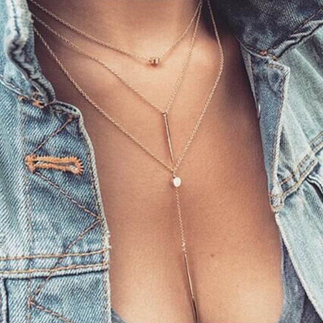 Baby Jewel Pendant Necklace - Oneposh
