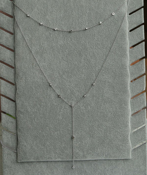 Fine silver necklace choker - Oneposh