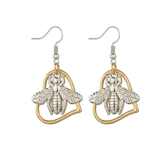 Clemence's Fritillary Butterfly Drop Earrings - Oneposh