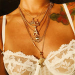 Elephant Crown Multilayer Necklace - Oneposh
