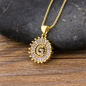 Initial Letter Necklace - Oneposh