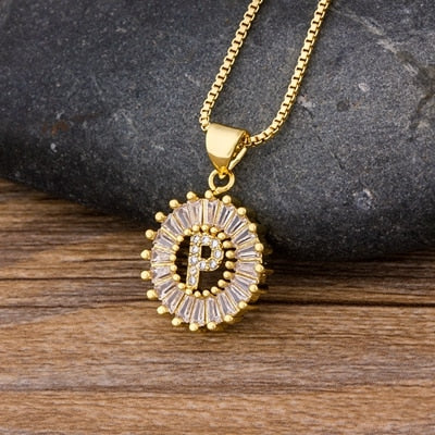 Initial Letter Necklace - Oneposh