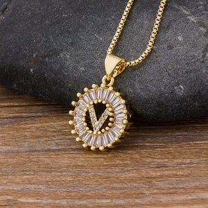 Initial Letter Necklace - Oneposh