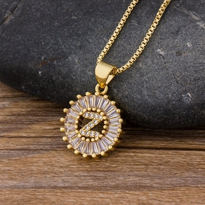 Initial Letter Necklace - Oneposh