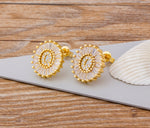 Initial Letter Earrings - Oneposh