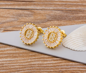 Initial Letter Earrings - Oneposh