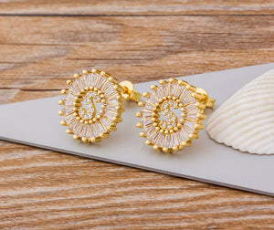 Initial Letter Earrings - Oneposh