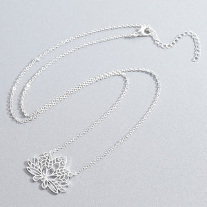 Flower Stainless Steel Necklace - Oneposh
