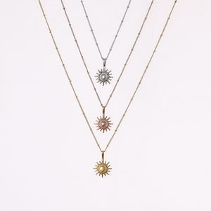 Alora Stainless Steel Pendant Necklace - Oneposh