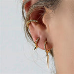 Ellawyn 925 Sterling Silver Earrings - Oneposh