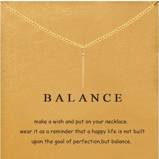 Balance Pendant Necklace - Oneposh