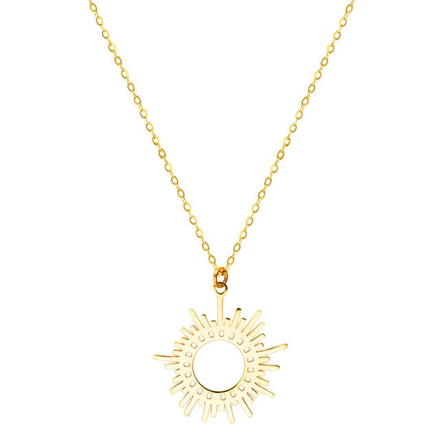 Irregular Sun Necklace - Oneposh