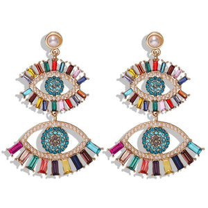 Afioni Crystal Earrings - Oneposh