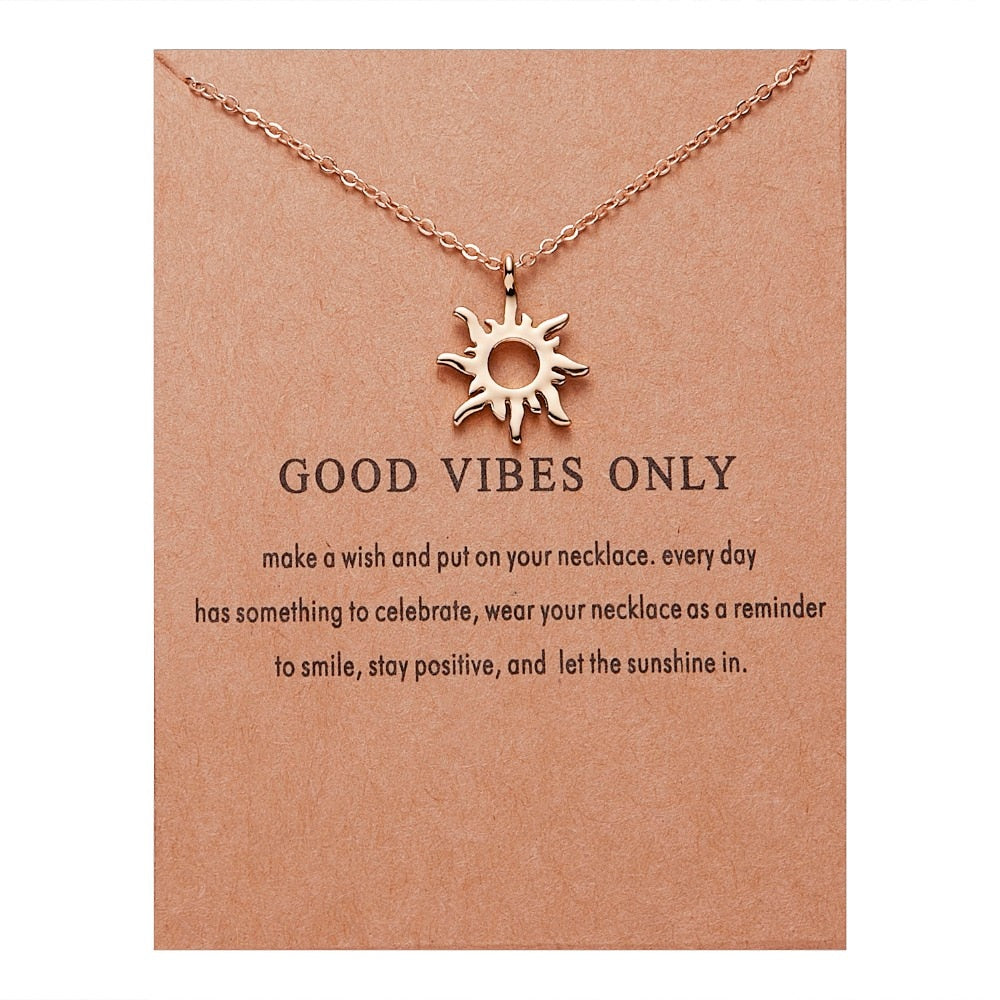 Good Vibes Necklace - Oneposh