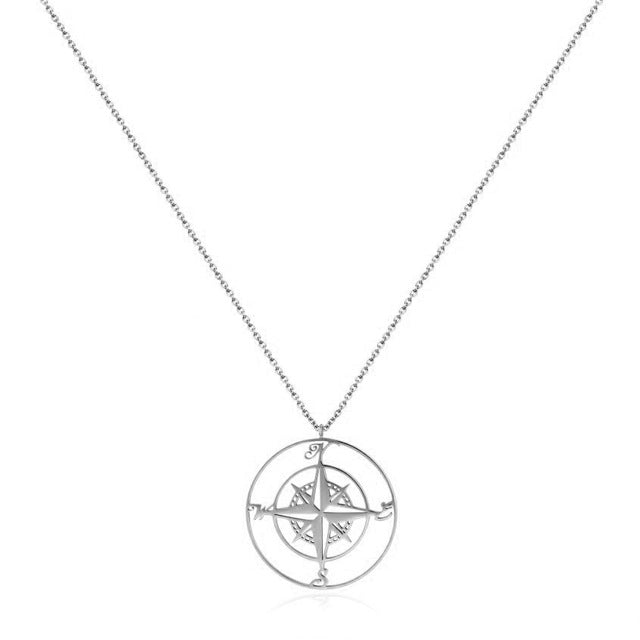 Halona Compass Necklace - Oneposh