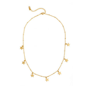 Angelina Stainless Steel Star Necklace - Oneposh