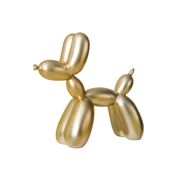 Pearl Balloon Dog Statue Collectible Figurines