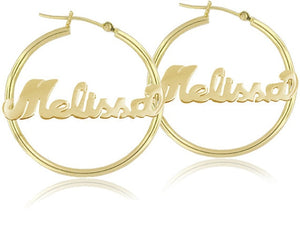 Personalized Hoop Earrings - Oneposh