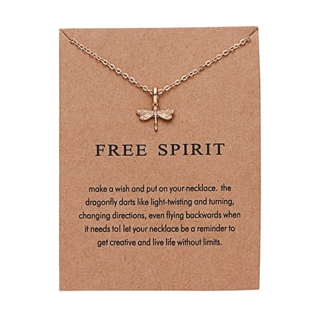 Dragonfly Charm Necklace - Oneposh