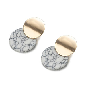 Double Round Earrings - Oneposh