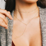 Fine silver necklace choker - Oneposh