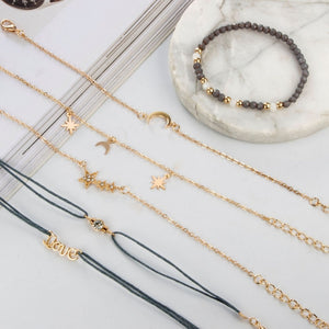 Milo Crystal Layered Bracelet - Oneposh