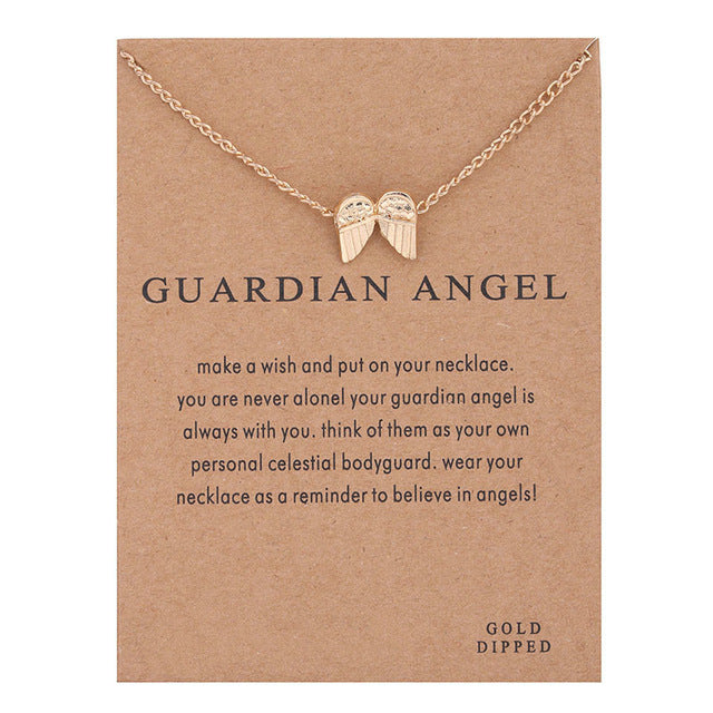 Guardian Angel Pendant Necklace - Oneposh